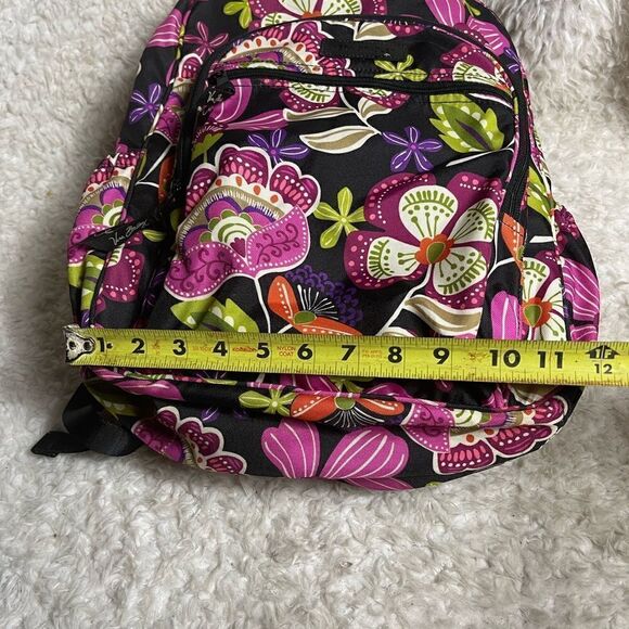 Vera Bradley | Bags | Verabradley Pirouette Black Pink  Vera Bradley Pirouette Black & Pink Floral Lighten Up Campus large Backpack